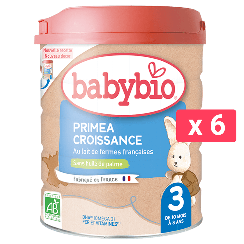Croissance Liquide - Formule au Lait de Vache français BIO - dès 10 mois,  Babybio (1 L)