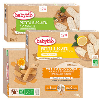 Yammy Biocookies Bébé - Biscuit Bébé sans sucre biologique 150gr