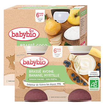 Babybio Délice des vergers (dès 4 mois) 2 pièces Bio - Babyboom Shop